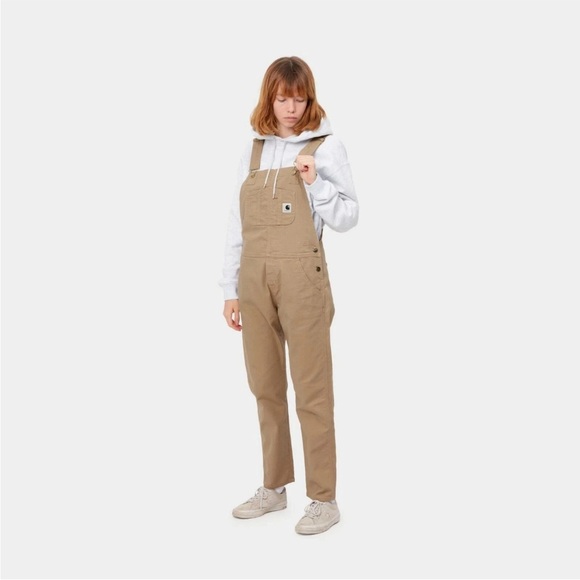 Carhartt WIP Bib Overall Straight Dusty Brown - Picture 8 of 8